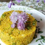 Quinoa alla Curcuma, Zucchine ed Erba Cipollina